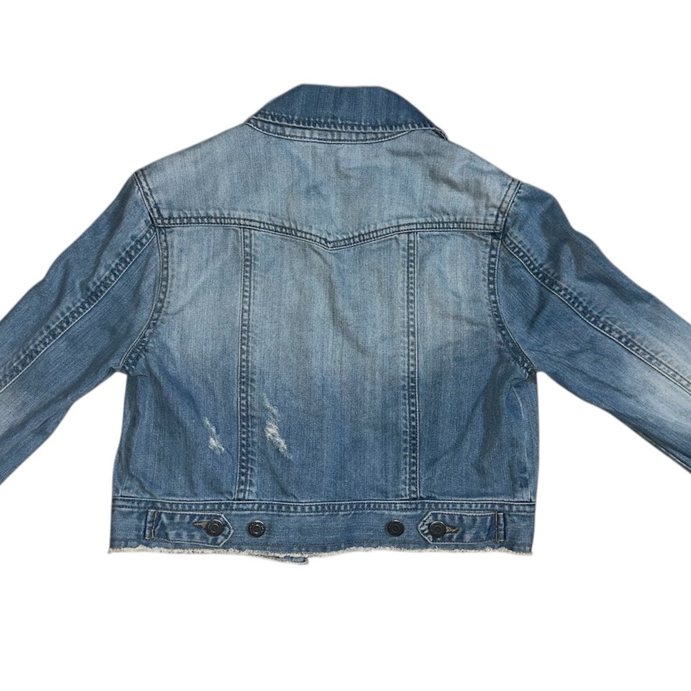 Denim Cropped Jacket - Picture 2 of 3